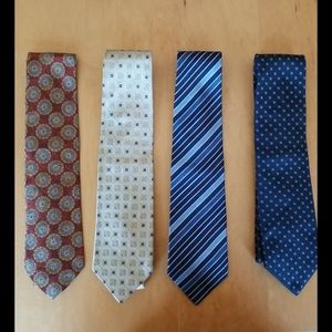 Lot of 4 mens ties